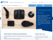Tablet Screenshot of metlam.com.au